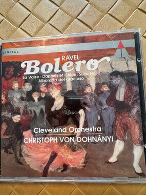Ravel Bolero Cleveland Orchestra CD Conducted by Christoph von Dohnányi 1991